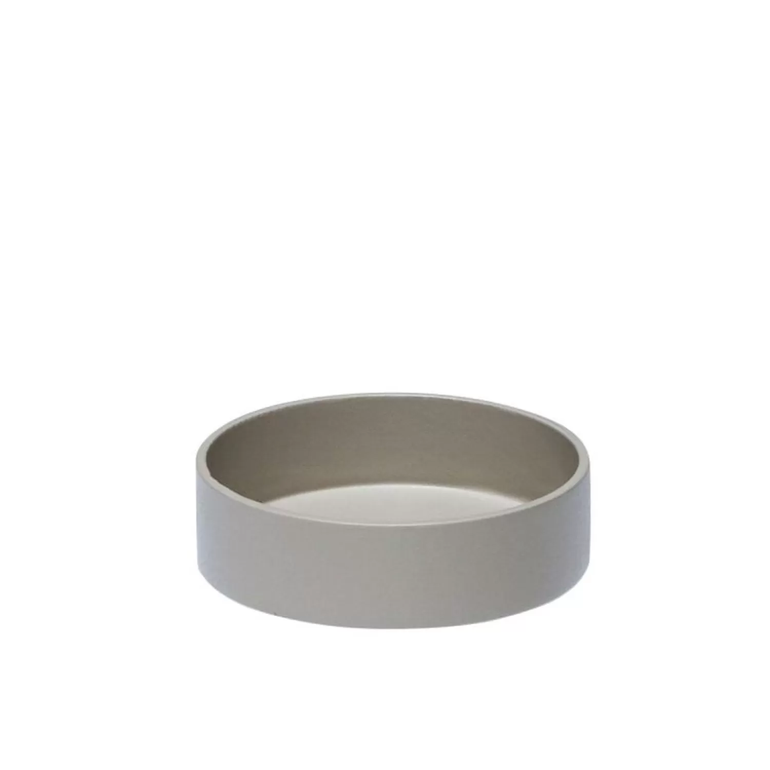 Hübsch Workspace^District Storage Tray Round Light Grey