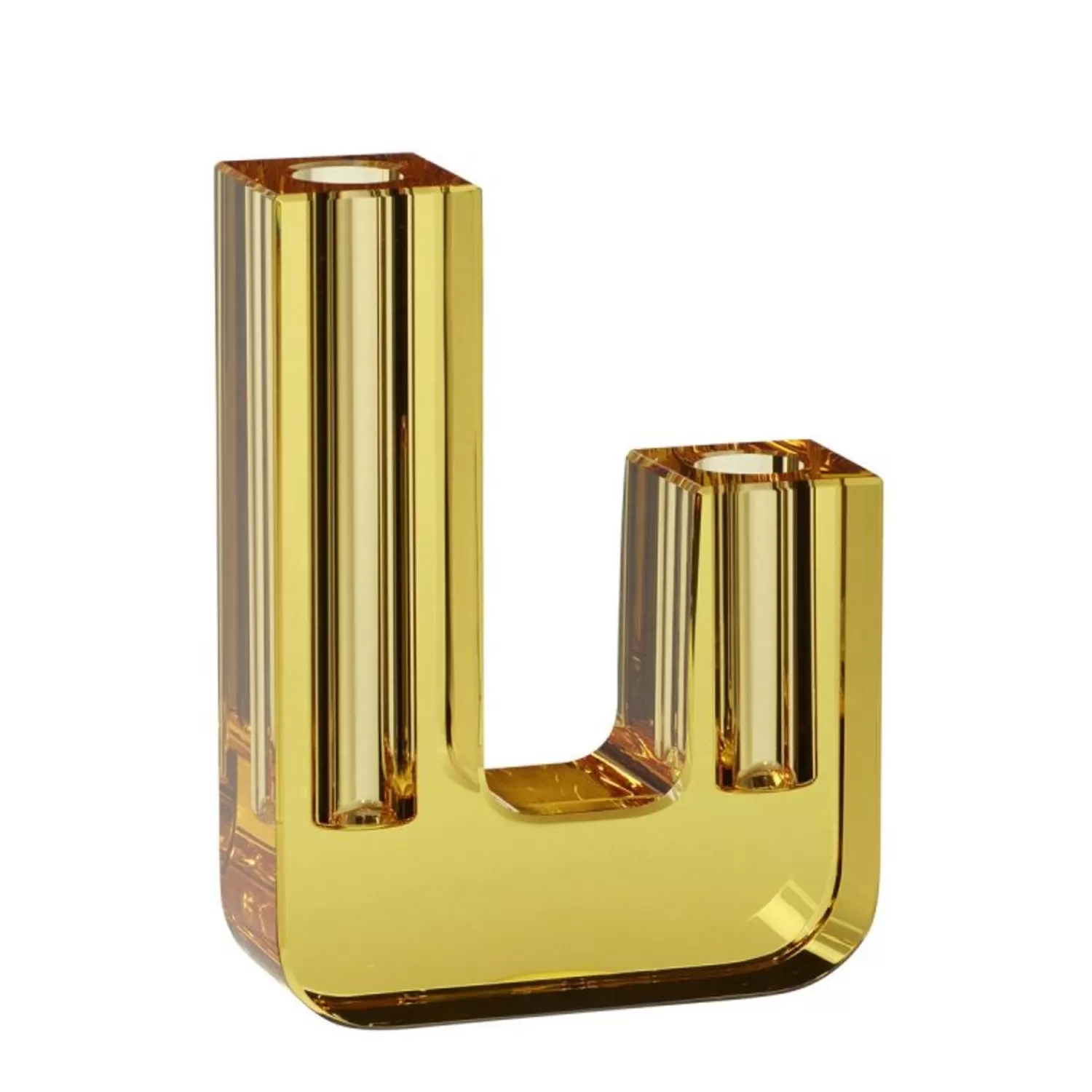 Hübsch Vases^Duo Vase Yellow