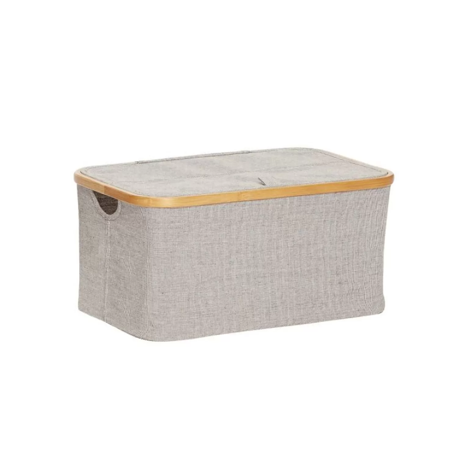 Hübsch Storage^Ease Storage Box Large Grey Grey, Natural