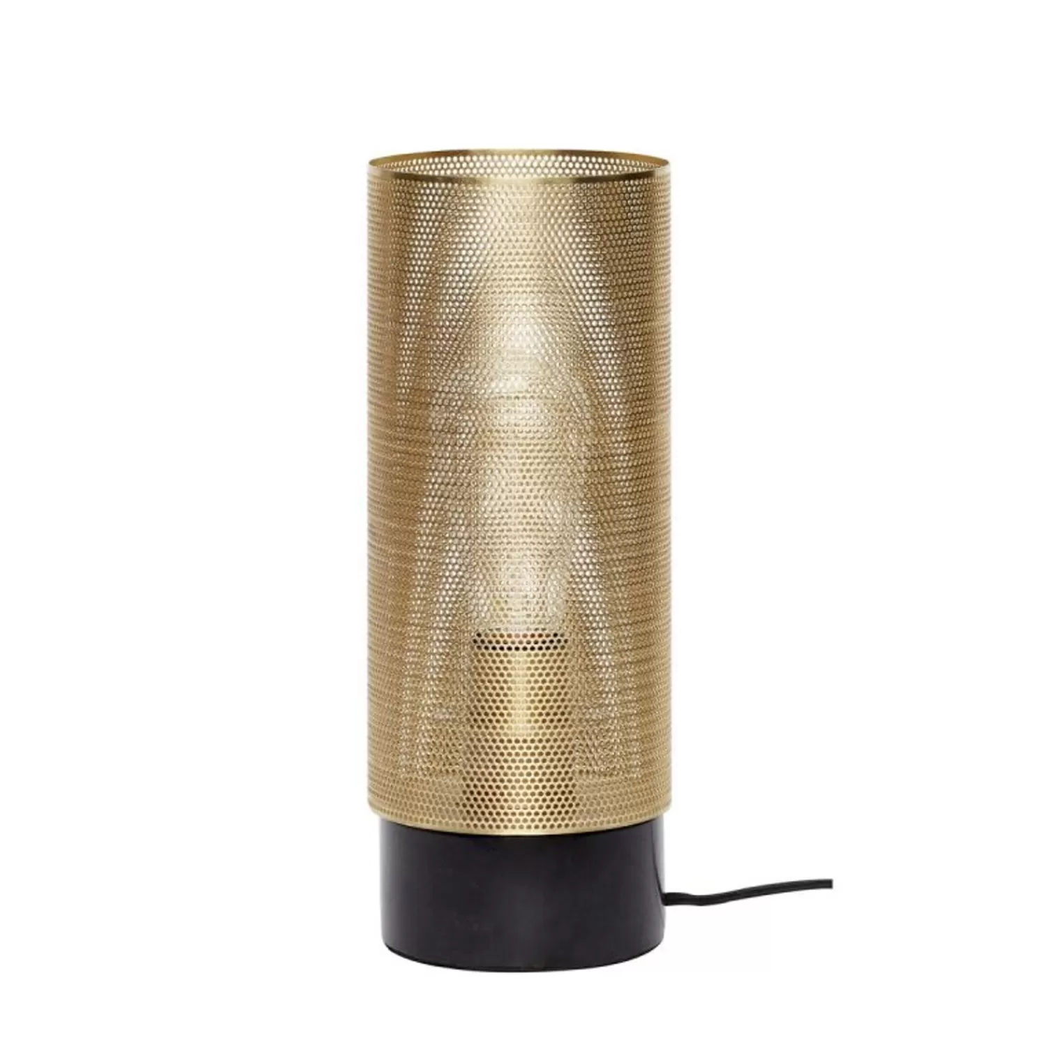 Hübsch Table Lamps^Edge Table Lamp Brass/Black Black, Brass