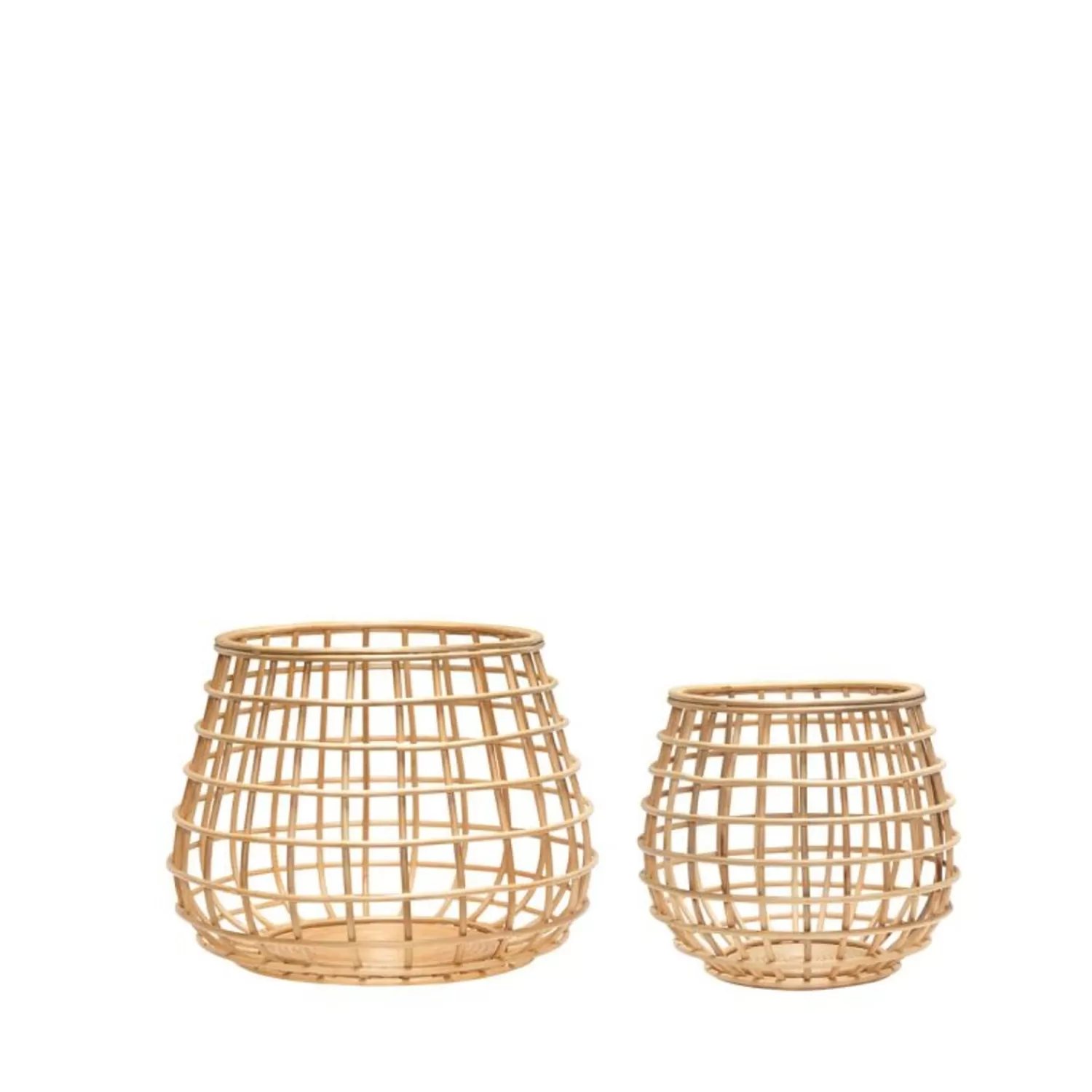 Hübsch Storage^Energy Baskets Large (Set Of 2) Natural