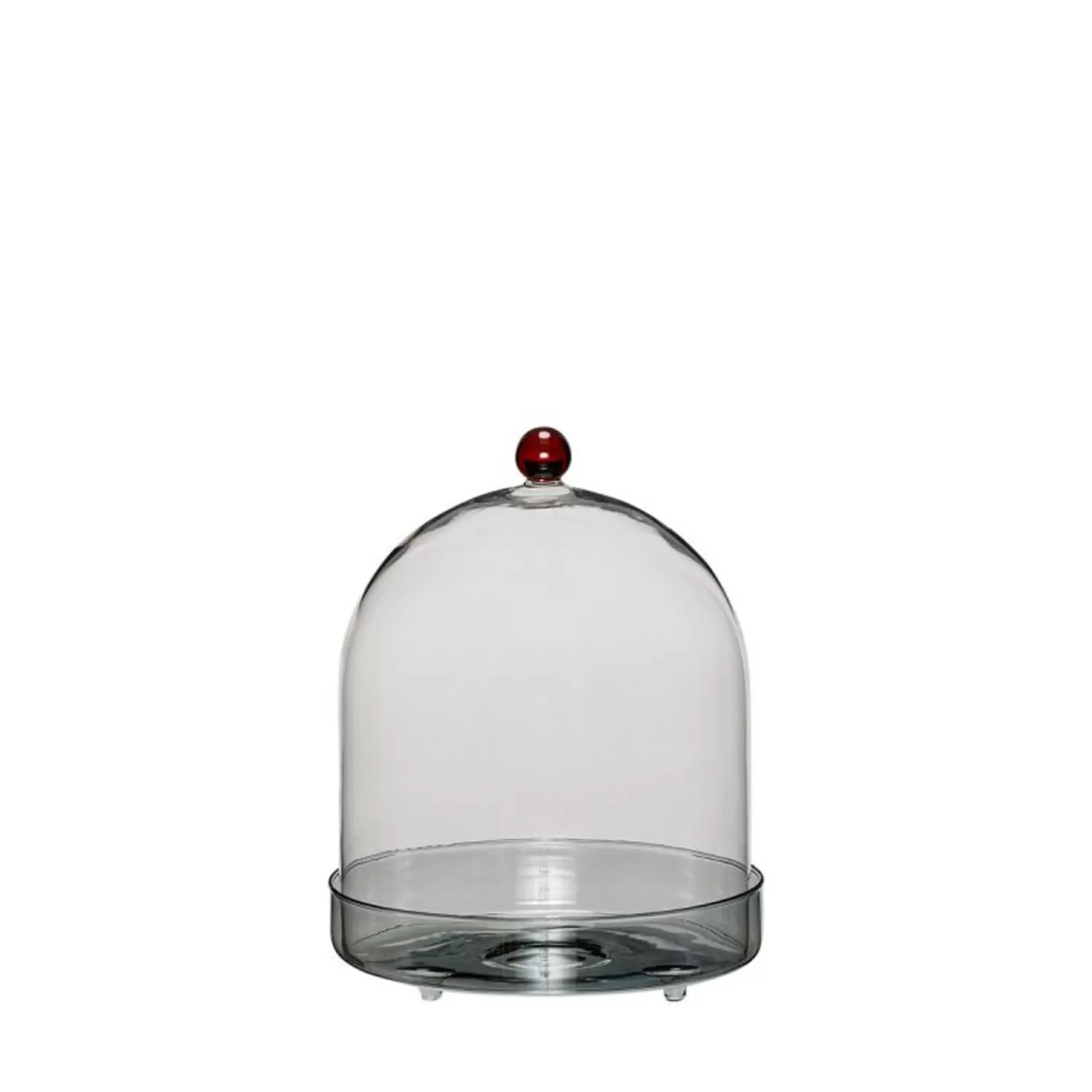 Hübsch Kitchen Accessories^Flora Dome Grey Amber, Smoked