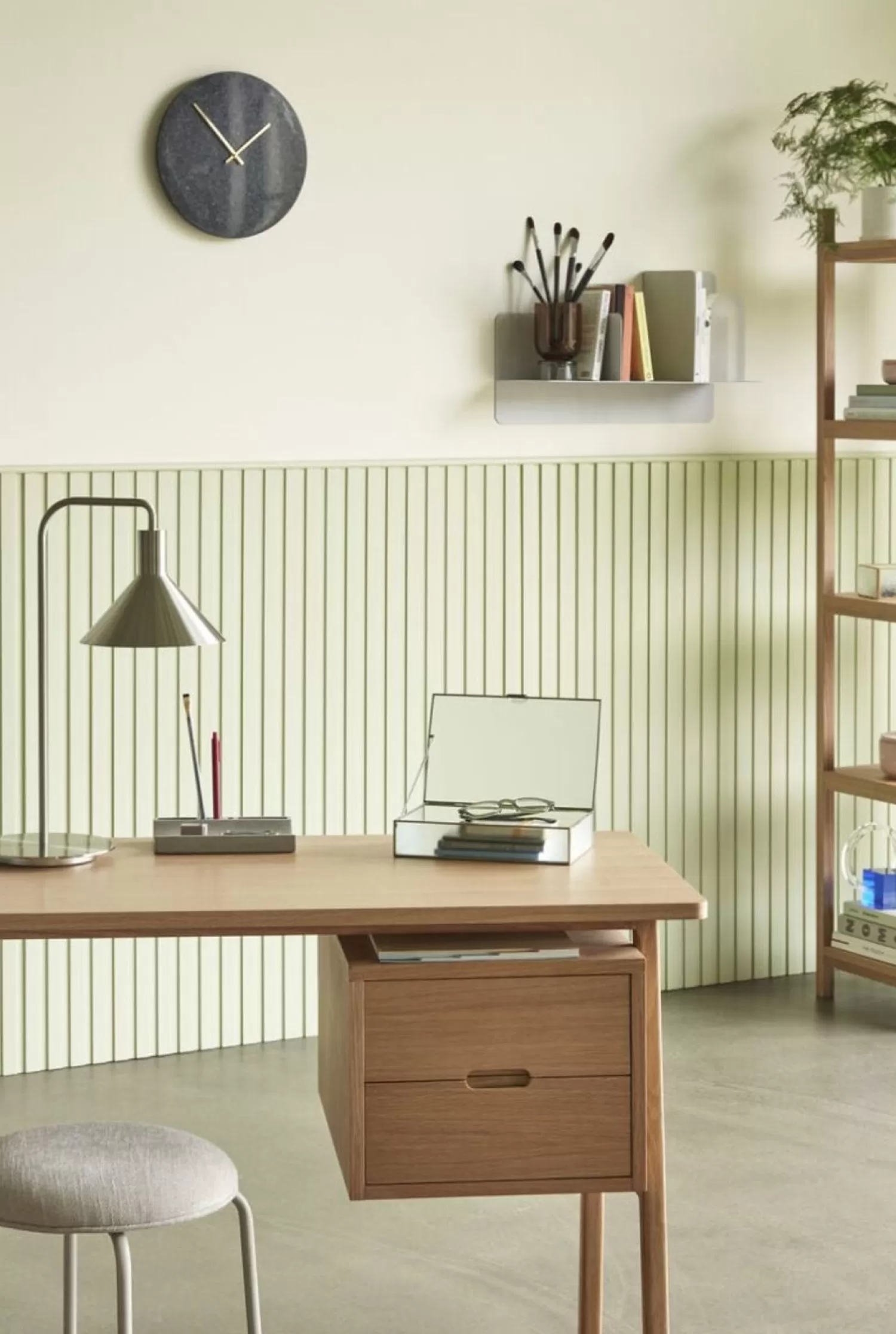 Hübsch Shelf Units & Storage^Fold Shelf Double Grey