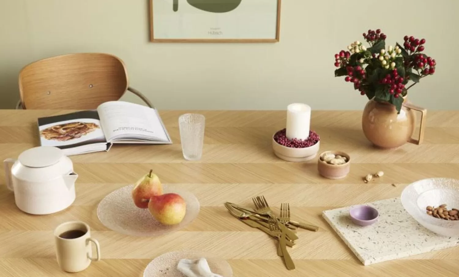 Hübsch Kitchen Accessories^Fuyu Plate Large Textured