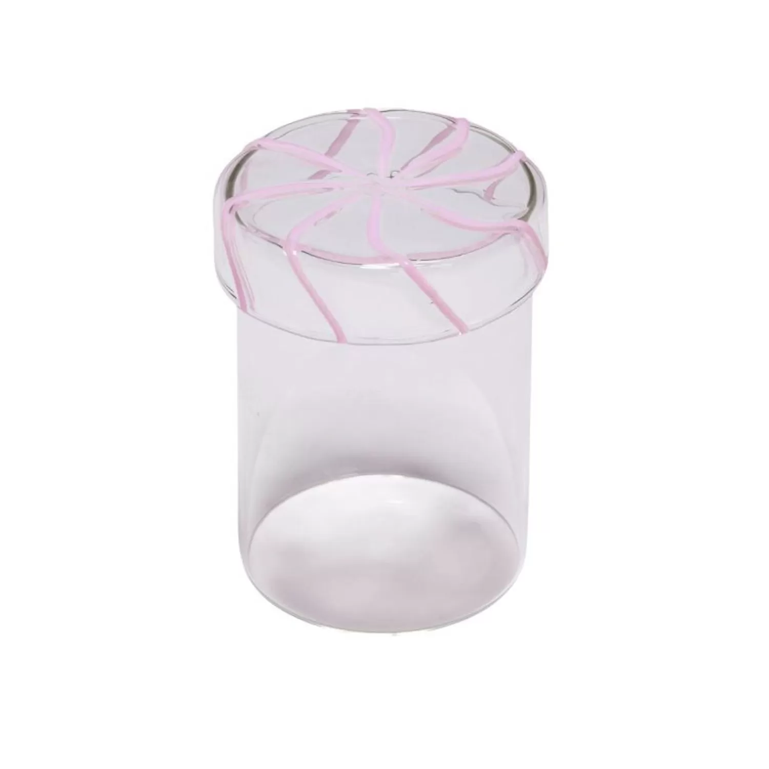 Hübsch Kitchen Accessories^Heir Storage Jar Medium Pink Clear, Pink