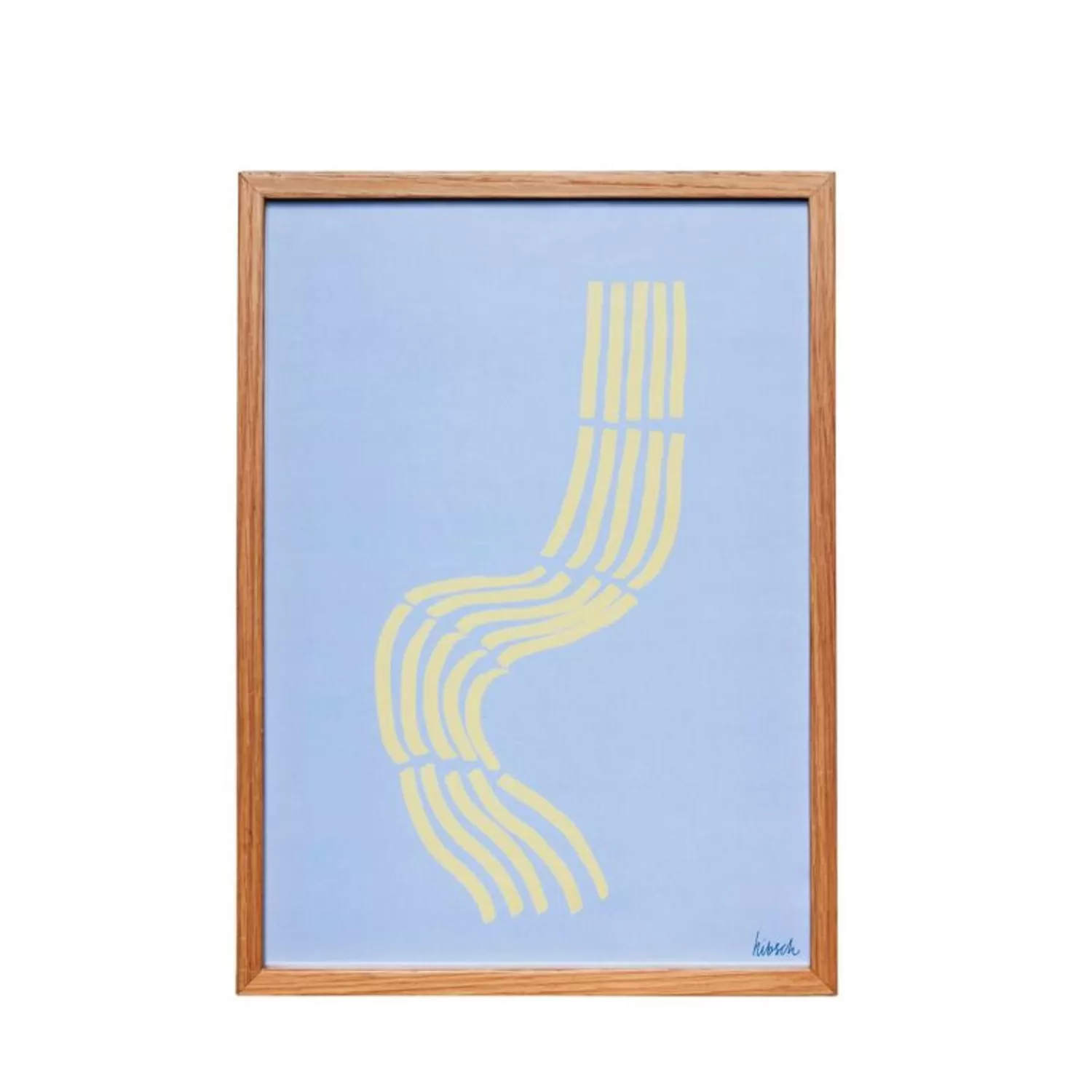 Hübsch Wall Decoration^Hello Frame 297 42 Natural