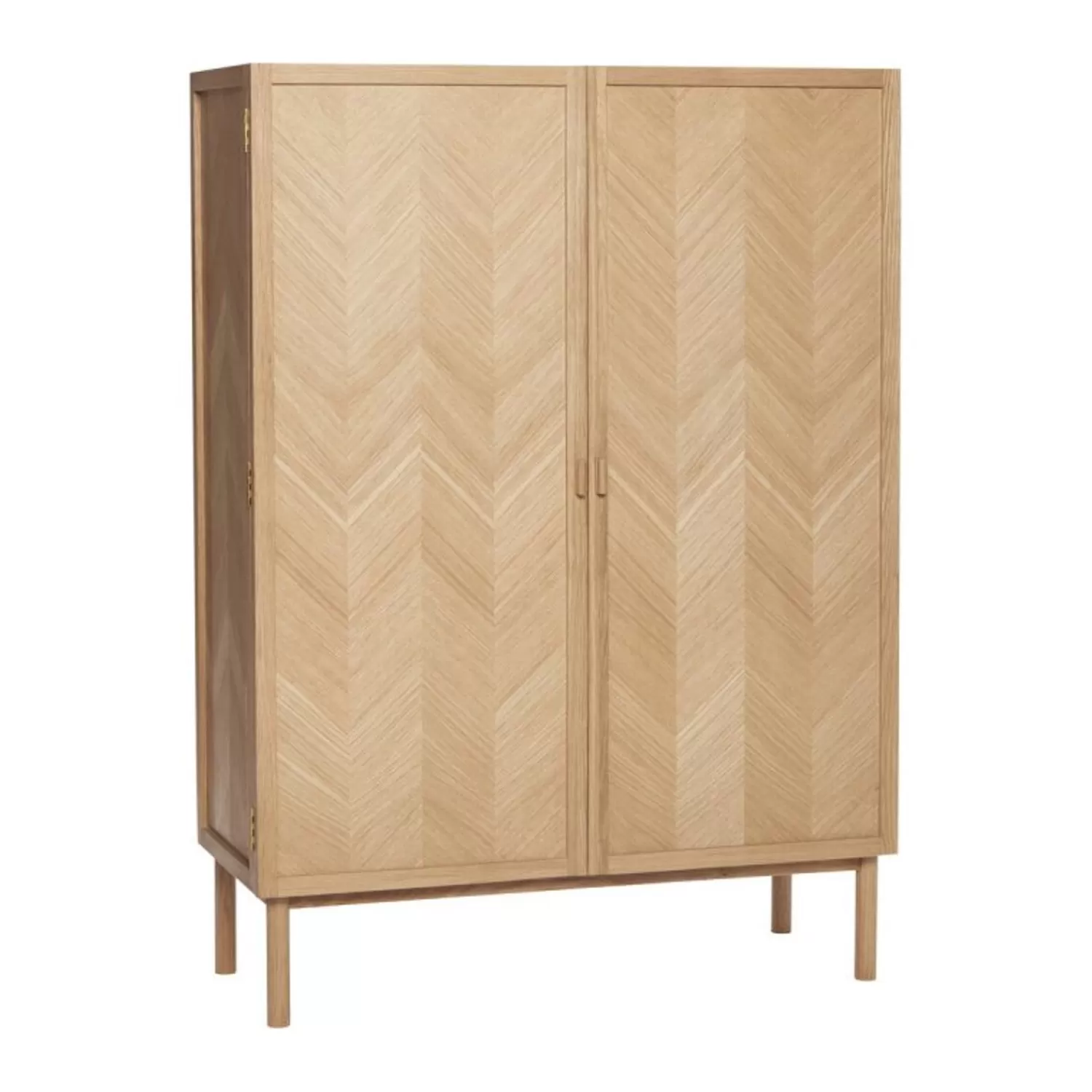 Hübsch Shelf Units & Storage^Herringbone Wardrobe Medium Natural