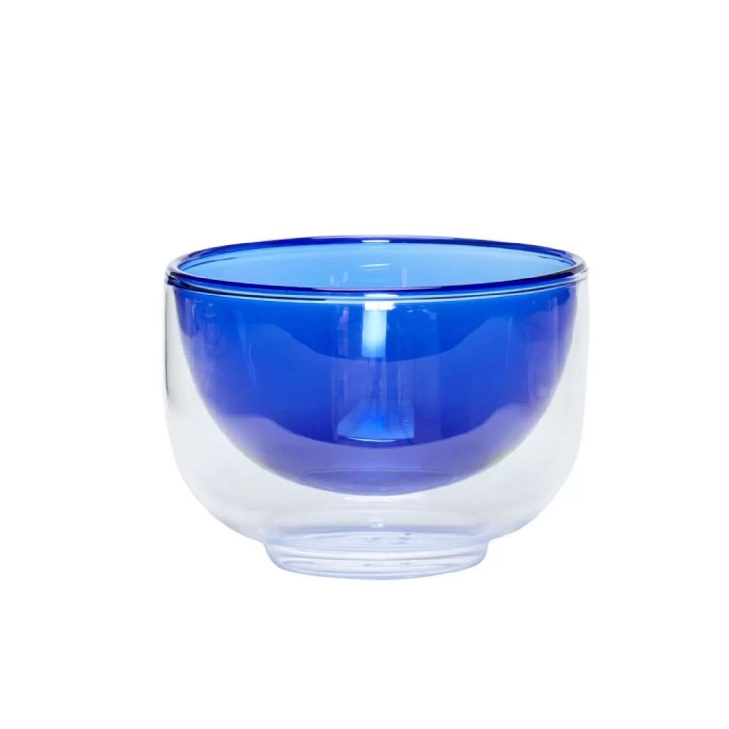 Hübsch Kitchen Accessories^Kiosk Glass Bowl Blue Blue, Clear