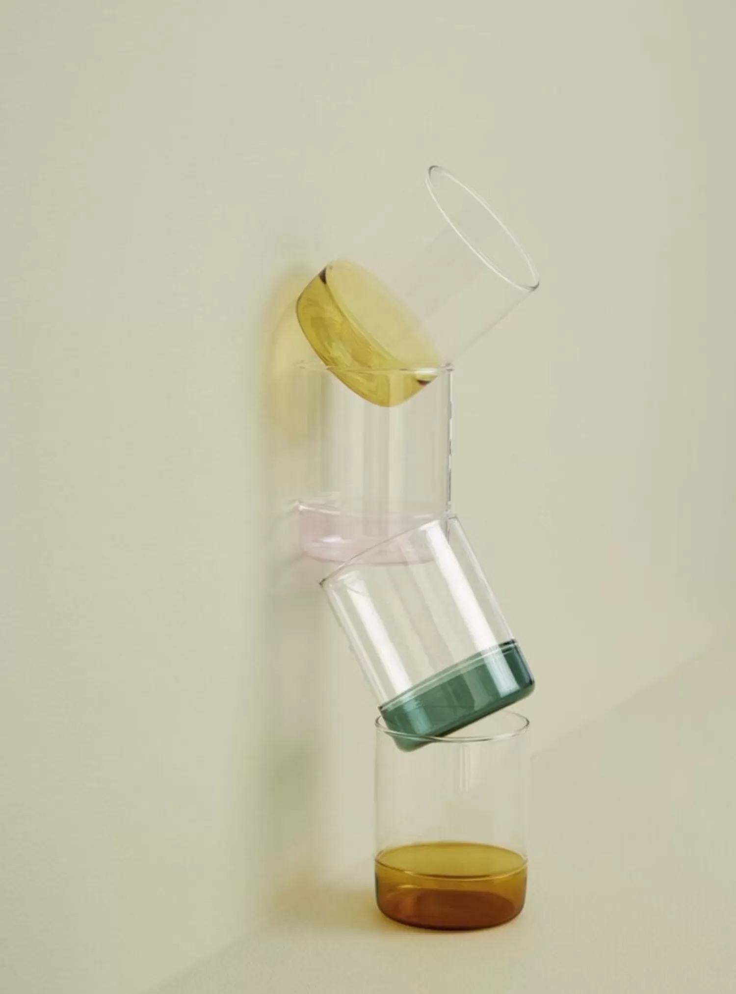 Hübsch Kitchen Accessories^Kiosk Glass Yellow Clear, Yellow