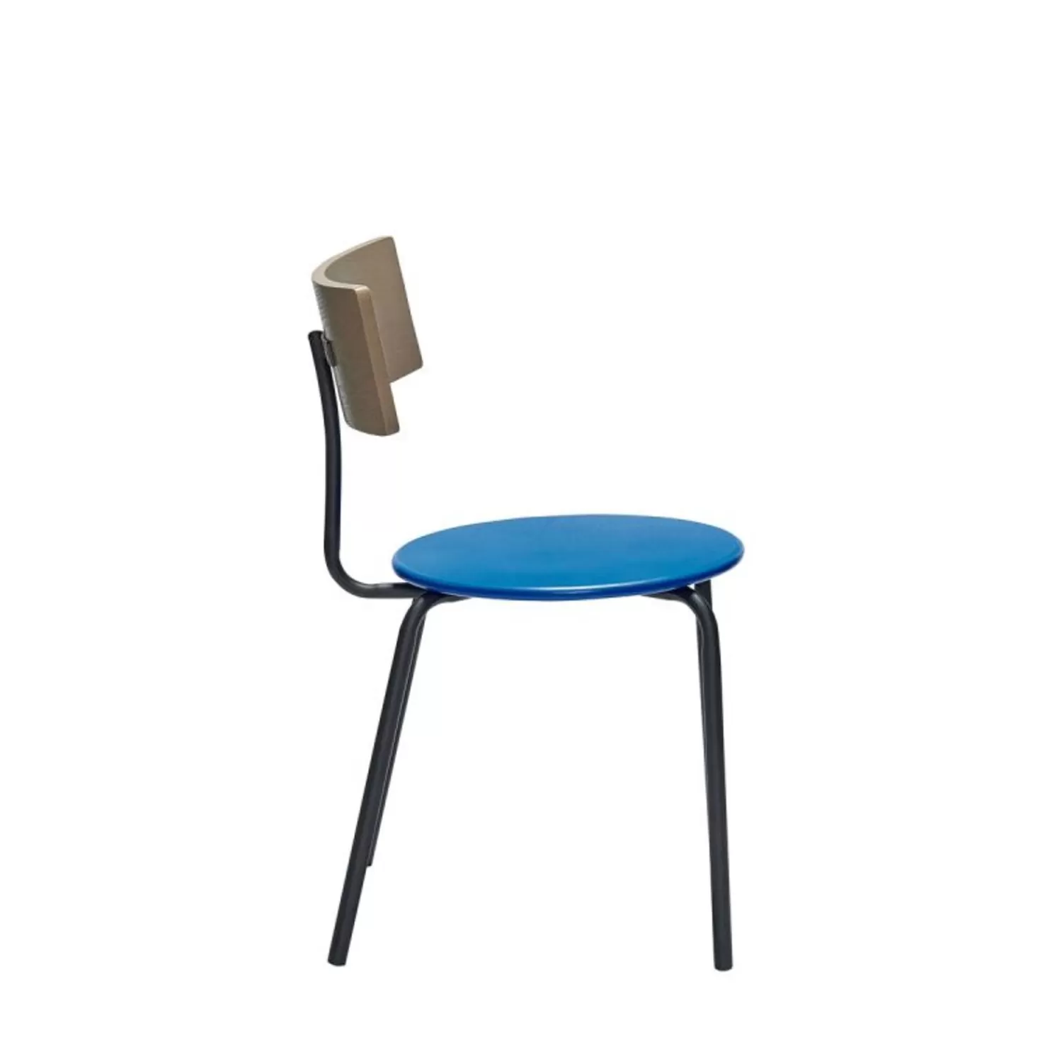 Hübsch Seating^Koi Dining Chair Blue/Brown/Black Black, Blue, Brown