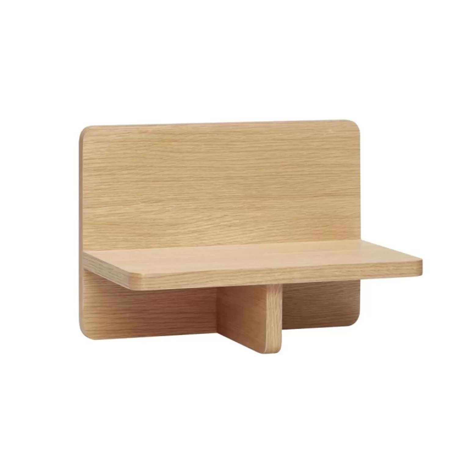 Hübsch Shelf Units & Storage^Less Wall Shelf Natural