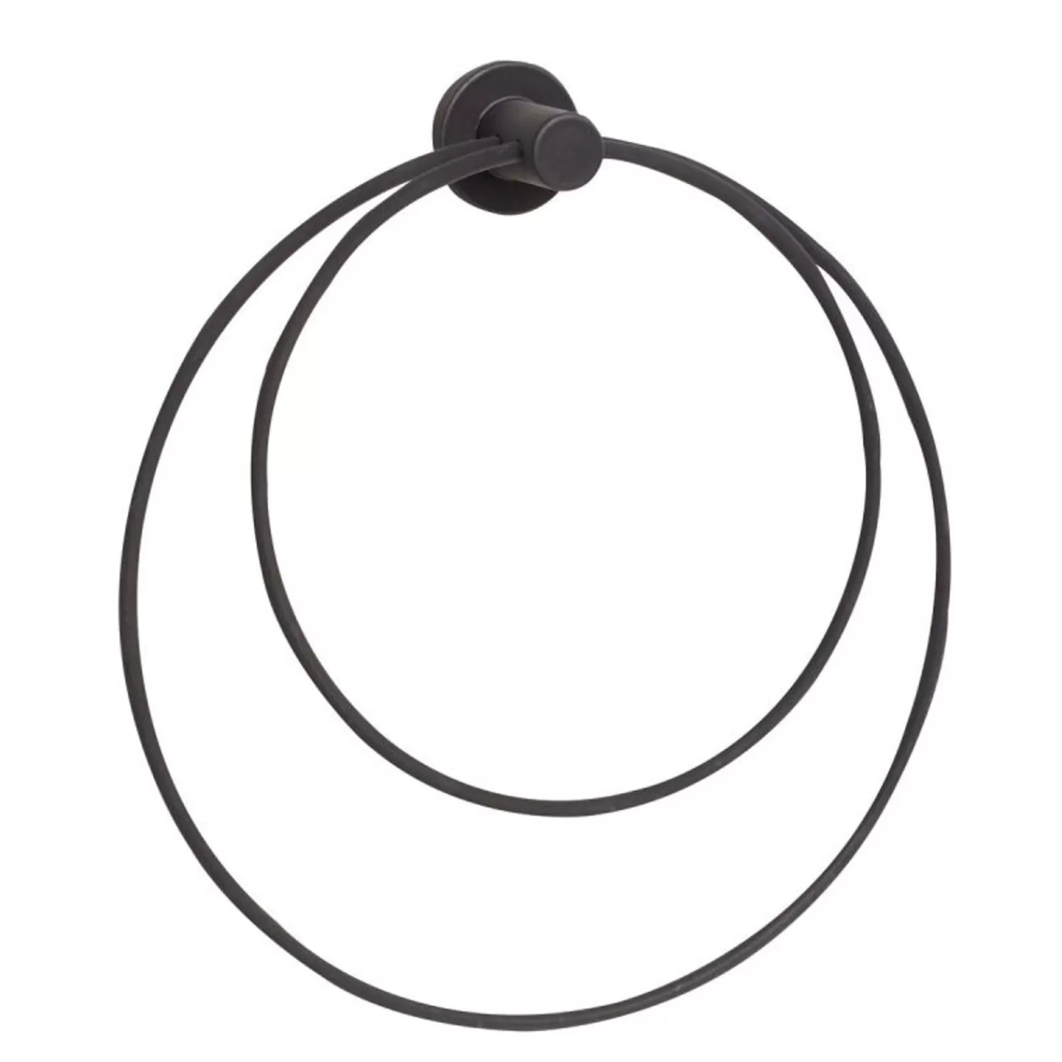 Hübsch Hooks & Coat Racks^Loop Towel Holder Black