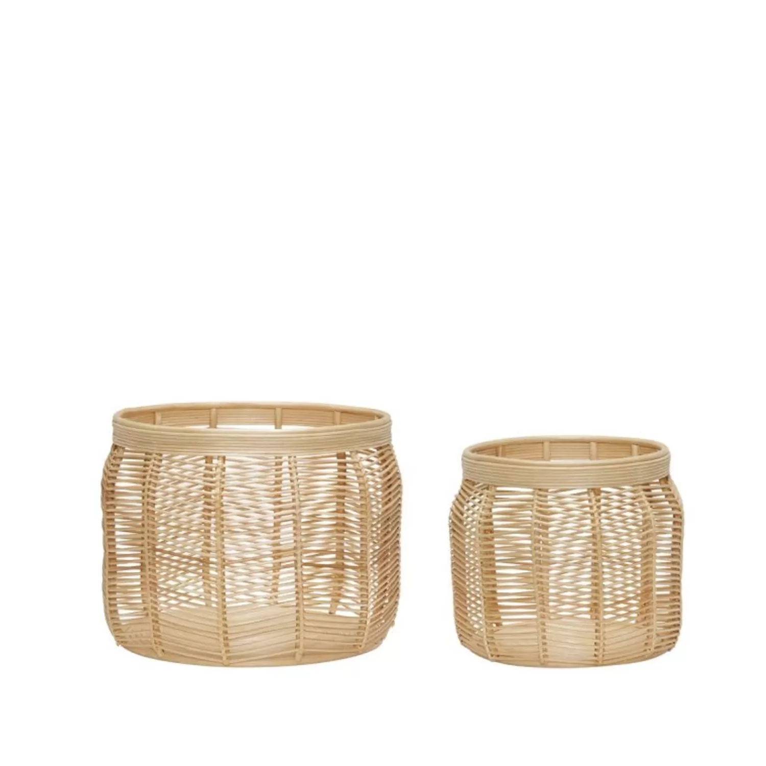 Hübsch Storage^Luna Baskets (Set Of 2) Natural