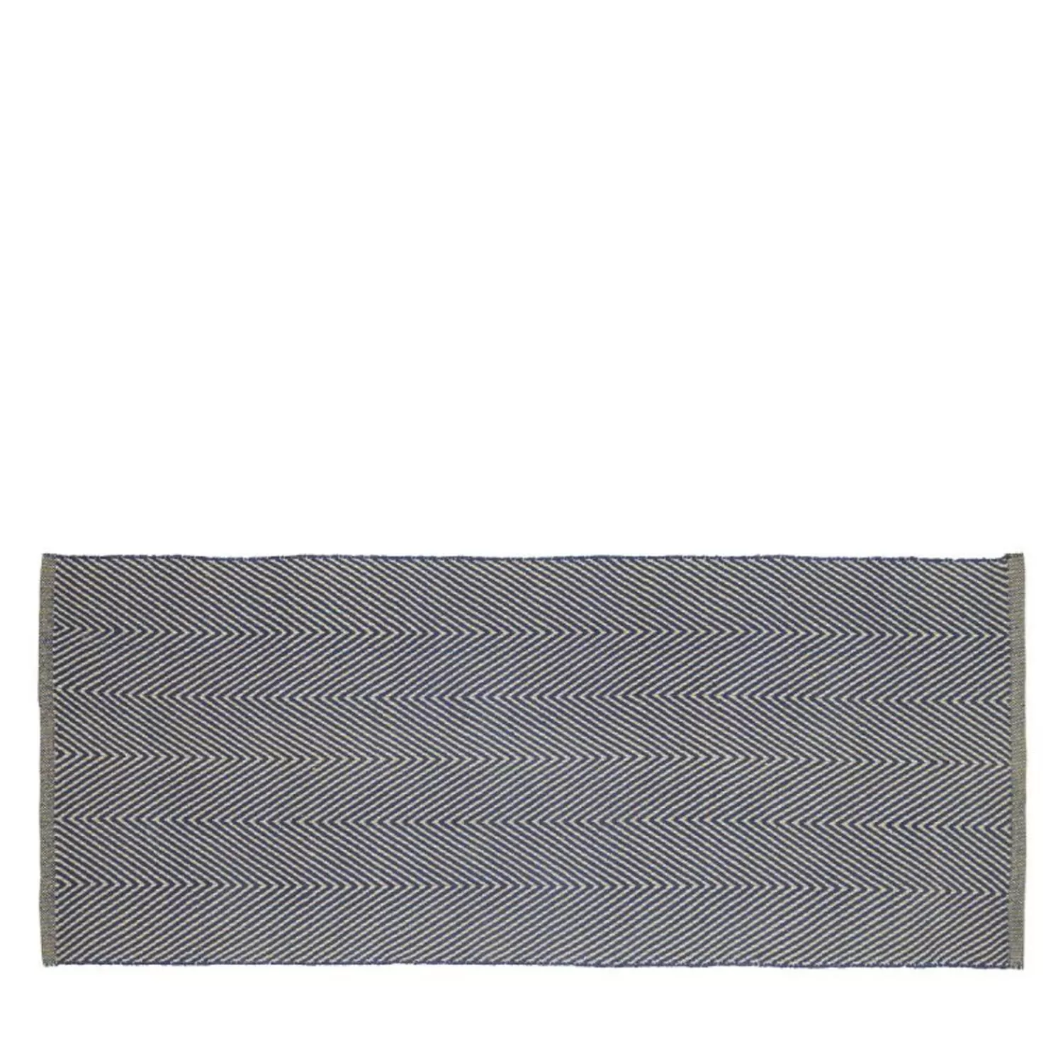Hübsch Rugs^Mellow Runner Blue Blue, Orange, Light Green, Light Blue