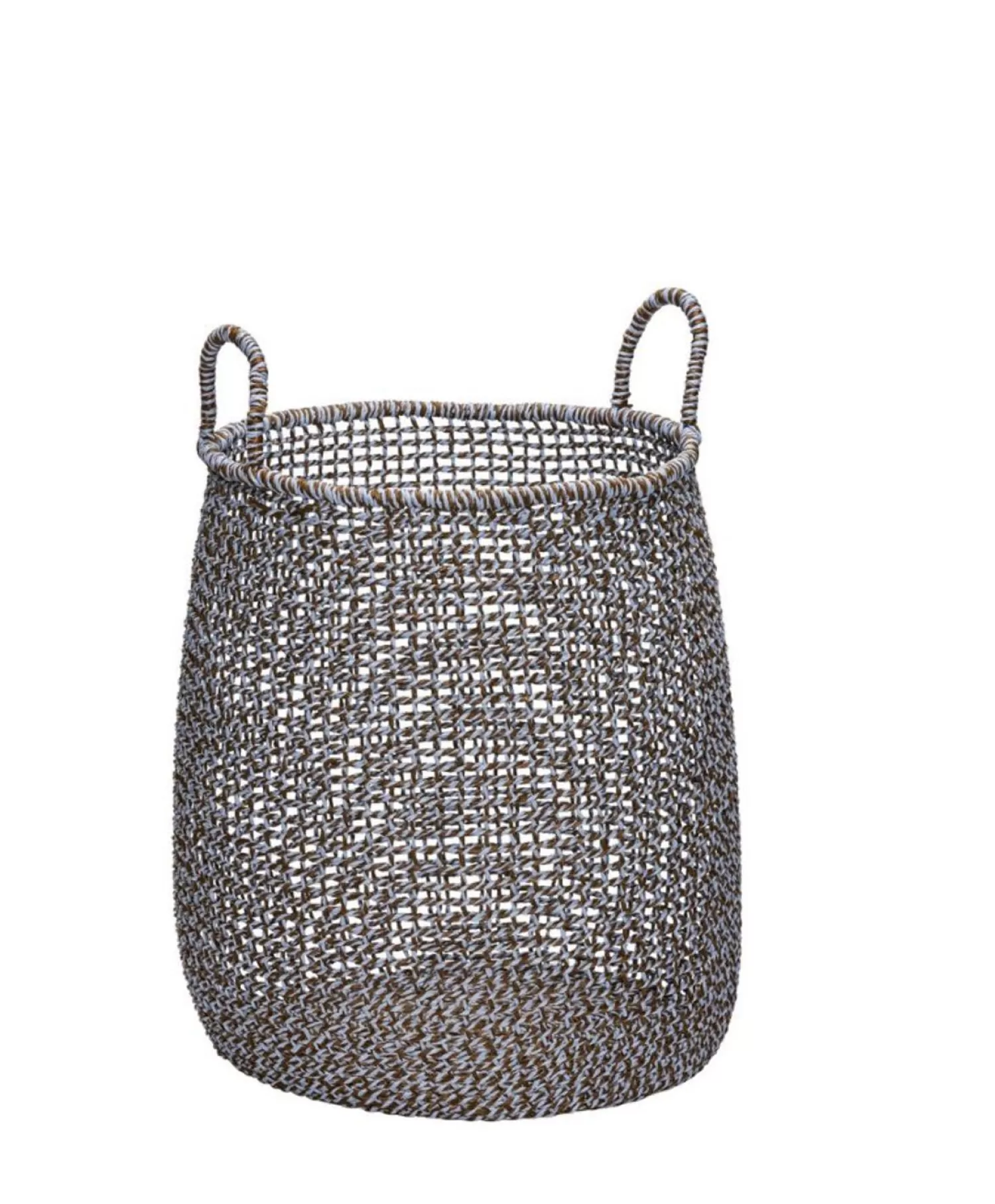 Hübsch Storage^Mist Baskets Brown/Blue (Set Of 2) Blue, Brown