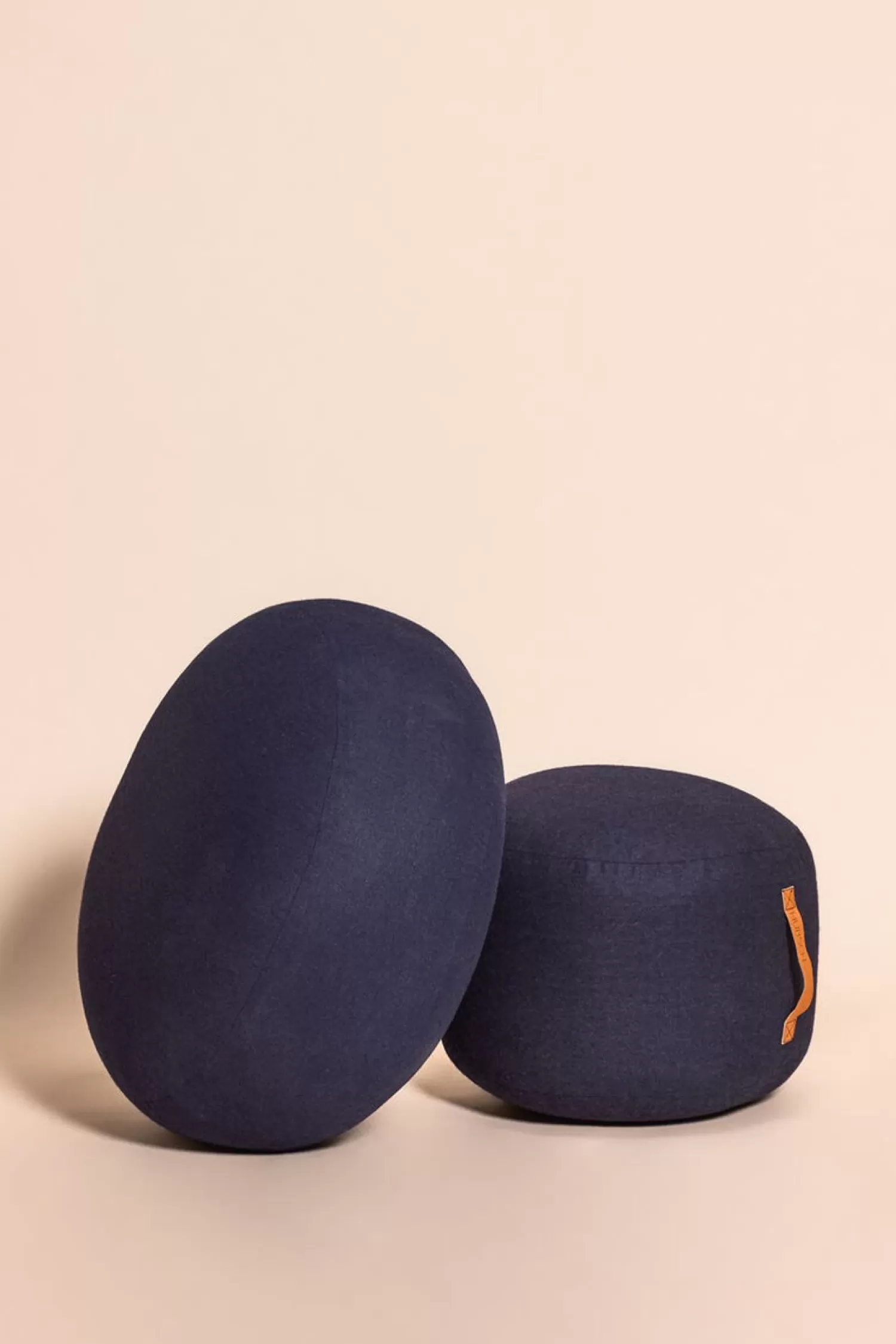 Hübsch Seating^Mochi Pouffe O70 Blue