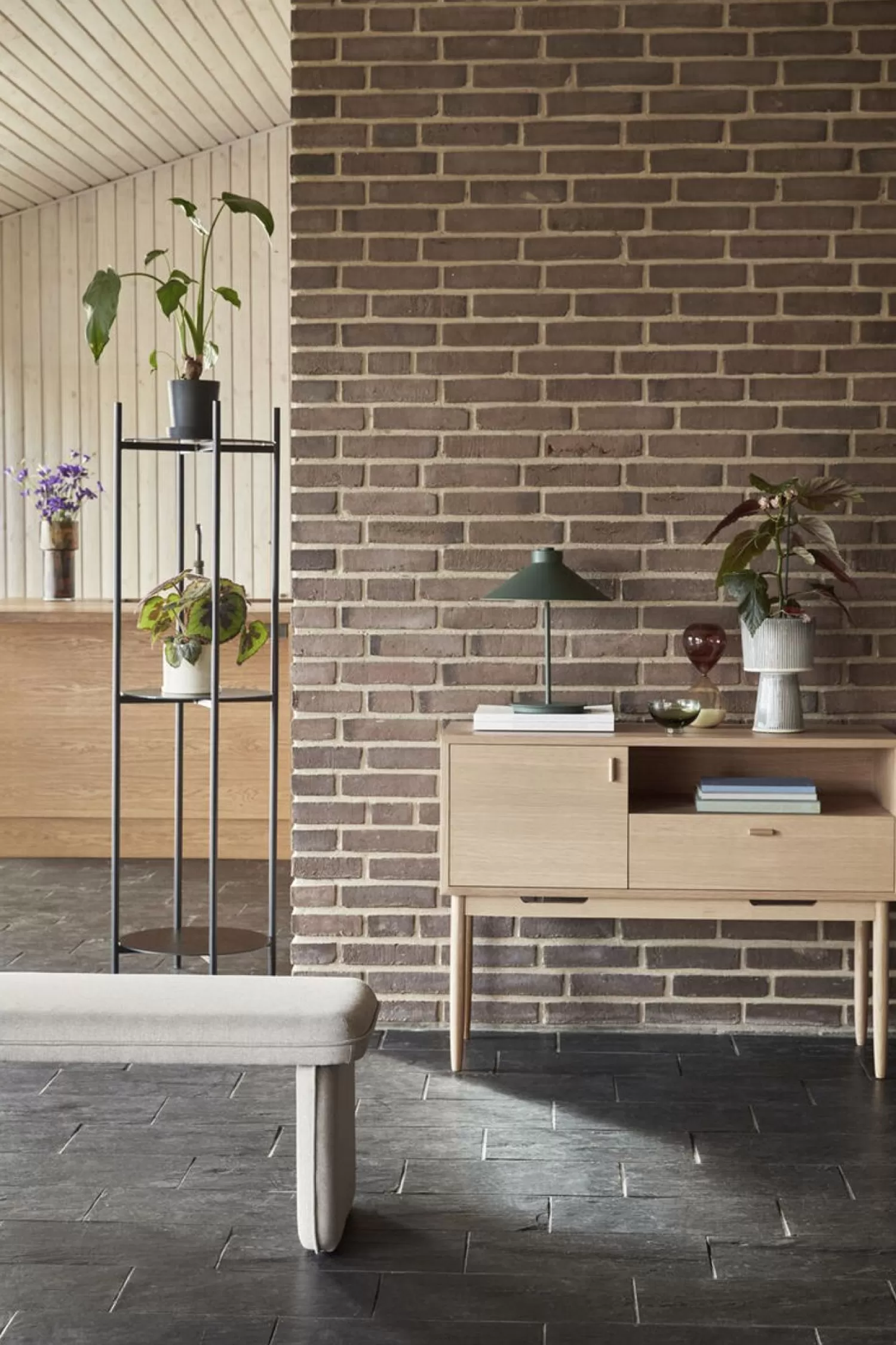Hübsch Shelf Units & Storage^Norm Shelf Unit Cylinder Black