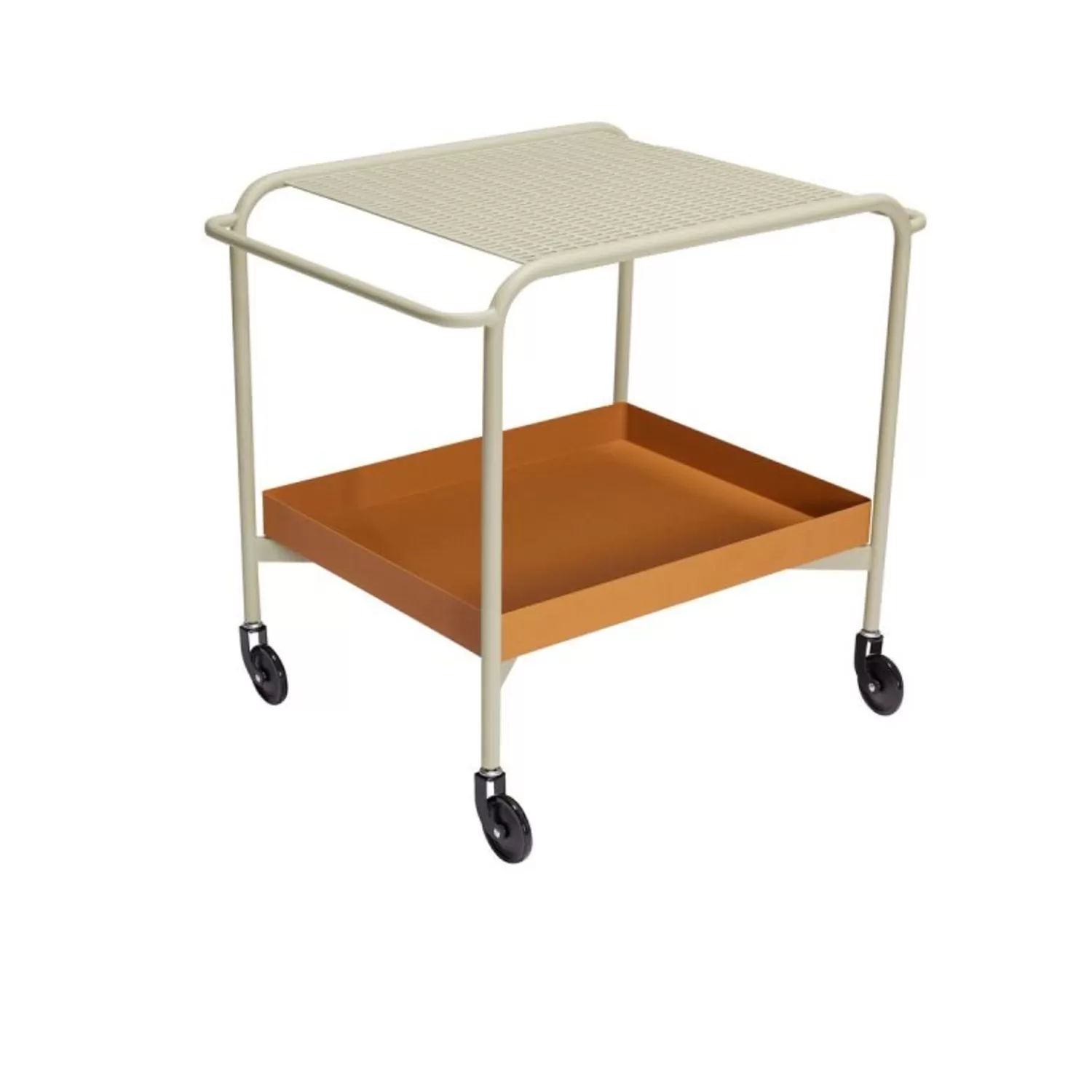 Hübsch Tables^Push Trolley Sand/Brown Brown, Sand
