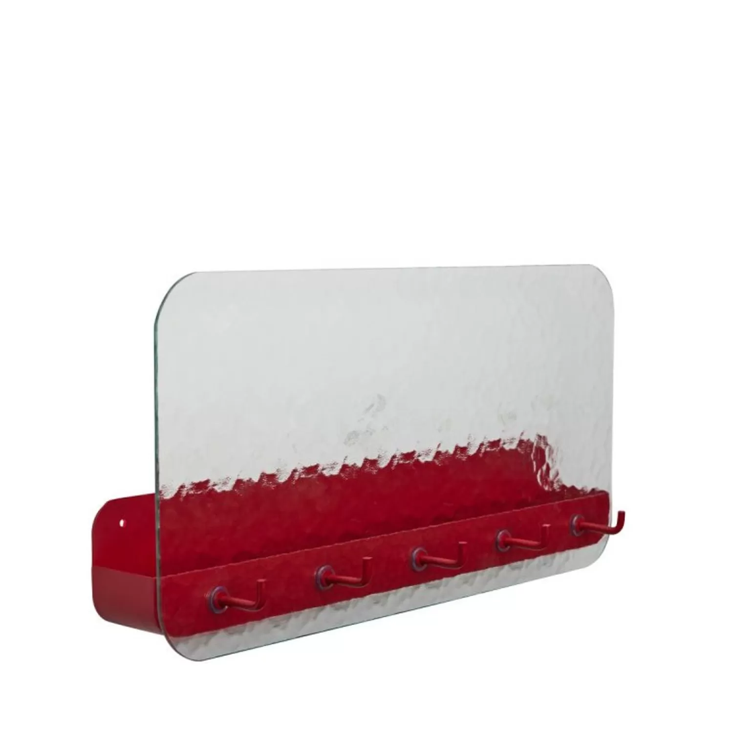 Hübsch Shelf Units & Storage^Shack Shelf Red Red, Textured