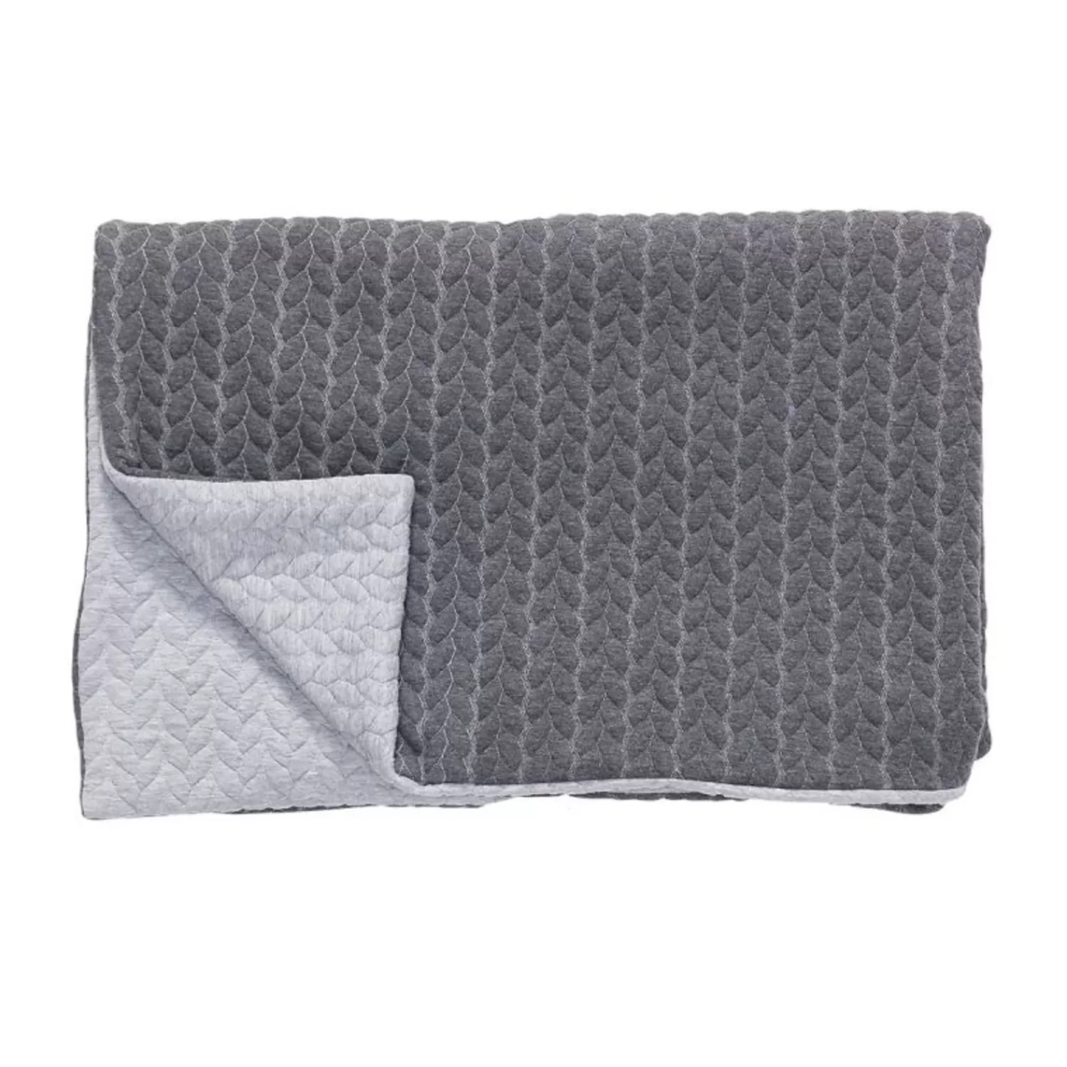 Hübsch Throws^Snuggle Plaid Dark Grey/Light Grey Dark Grey, Light Grey