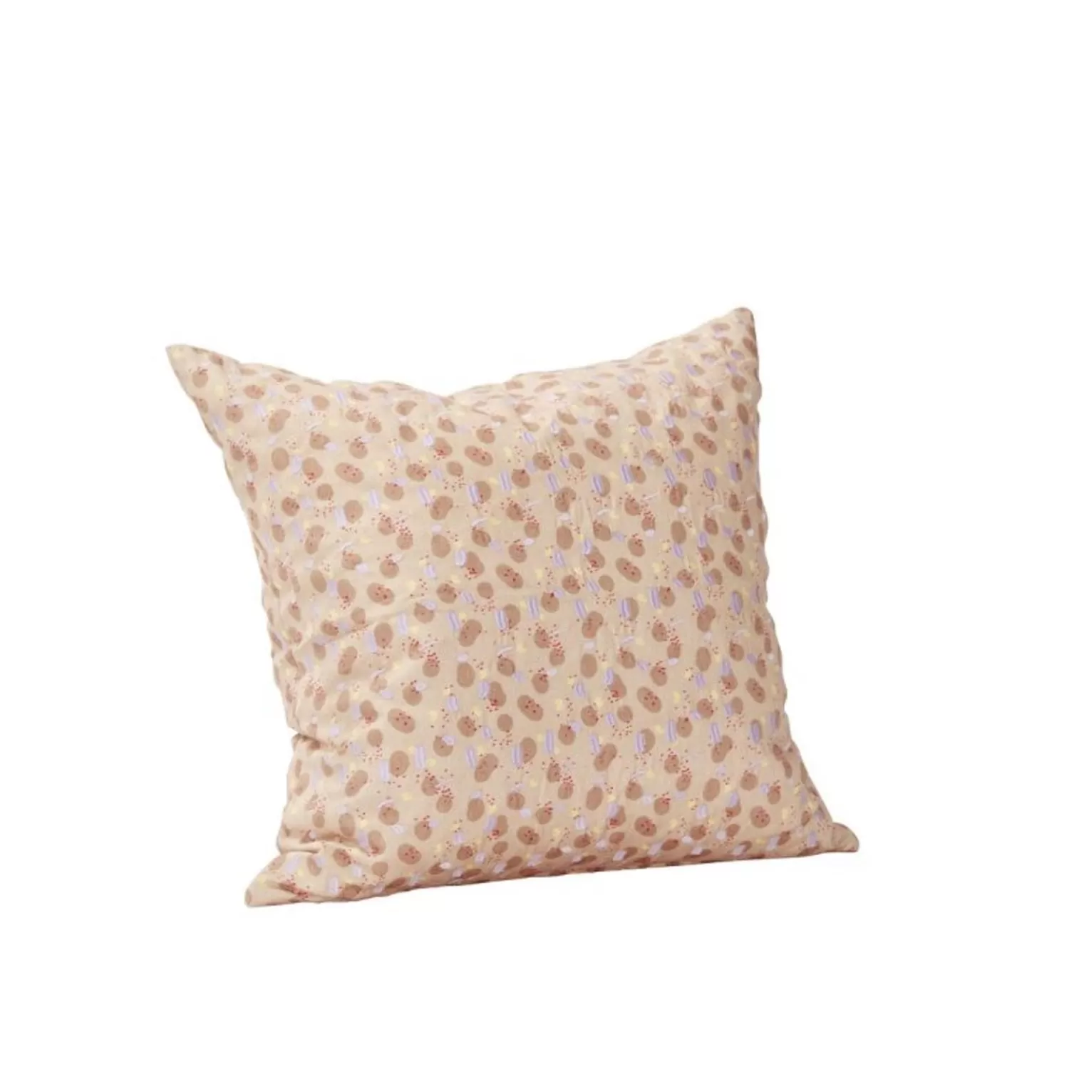 Hübsch Cushions^Speckle Cushion Multicolour Beige, Brown, Purple, Yellow