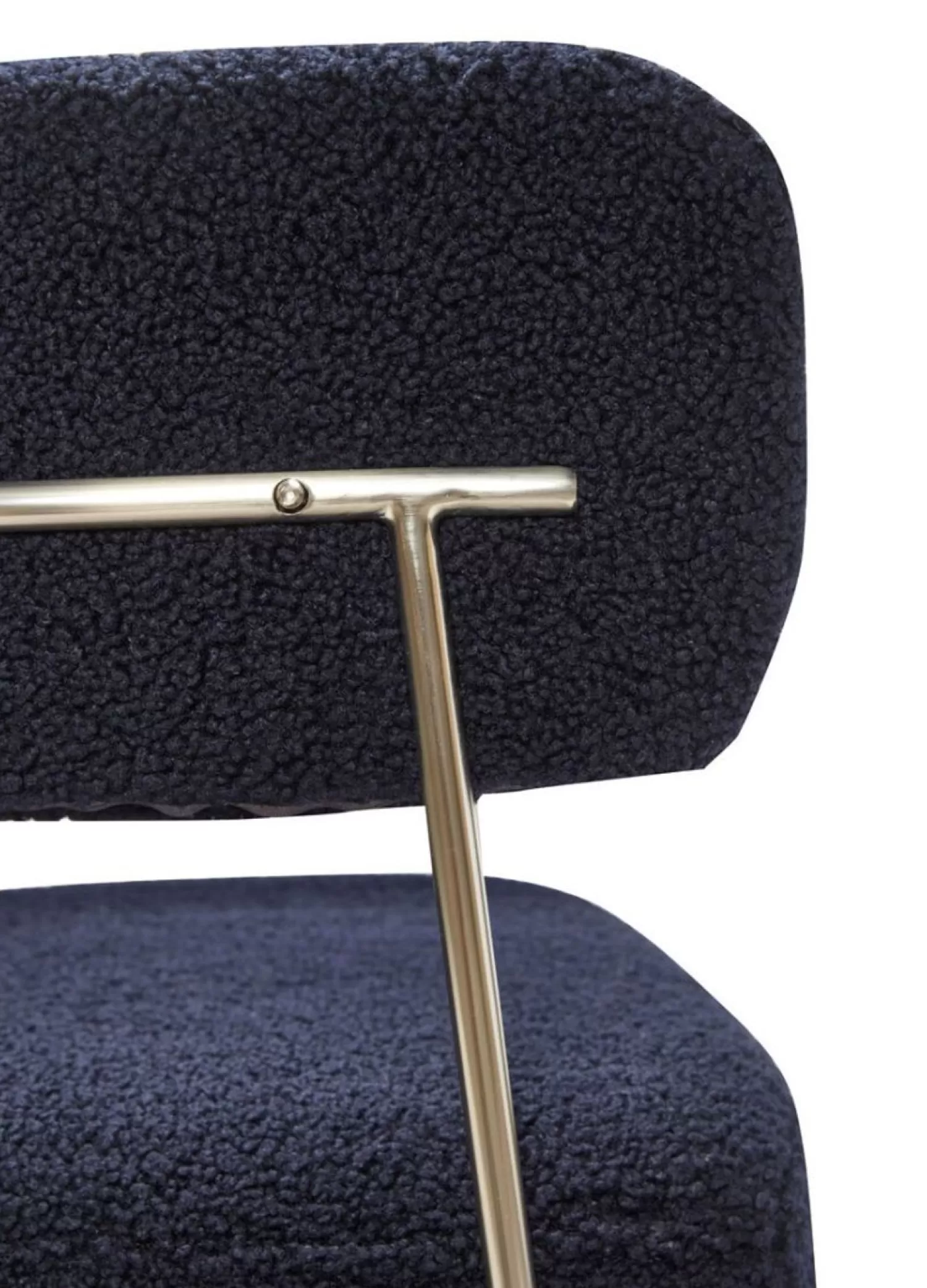 Hübsch Seating^Teddy Lounge Chair Blue Dark Blue, Nickel